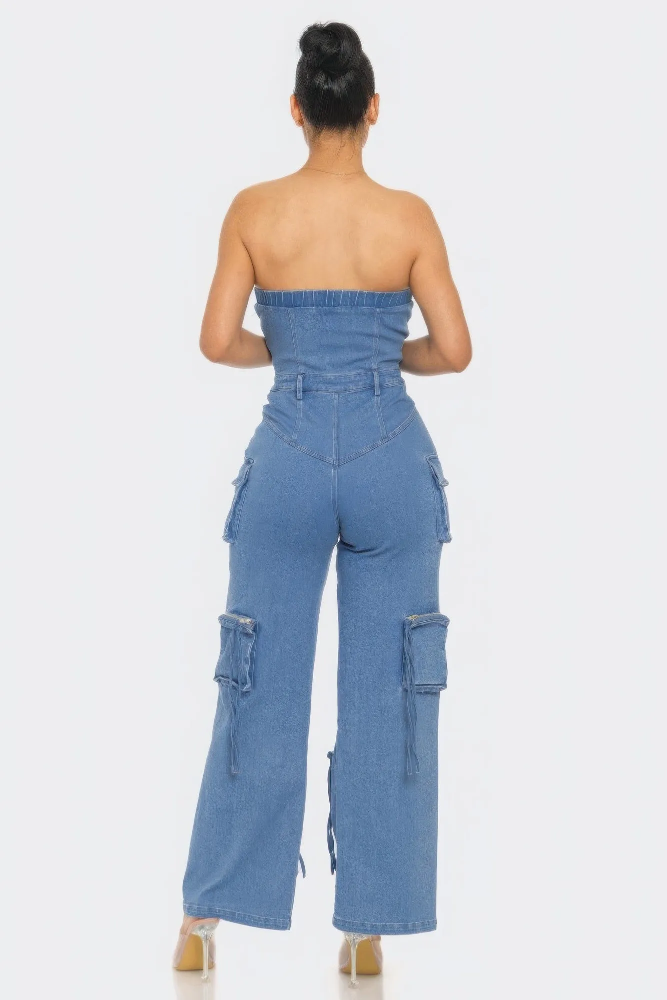 EAT EM UP | Stretch Denim Jumpsuit