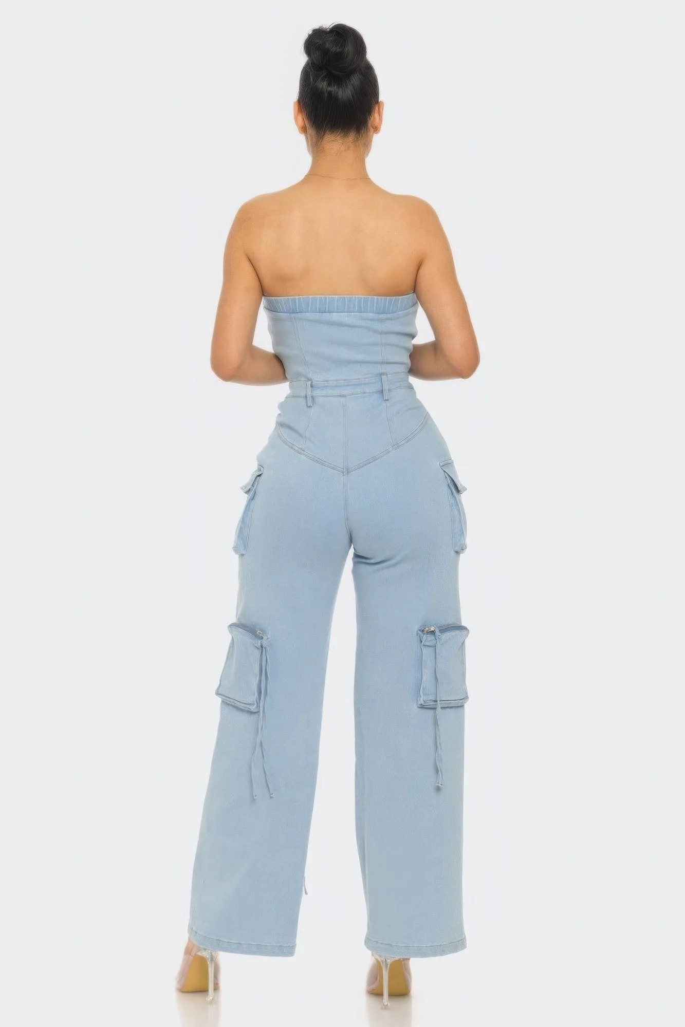 EAT EM UP | Stretch Denim Jumpsuit