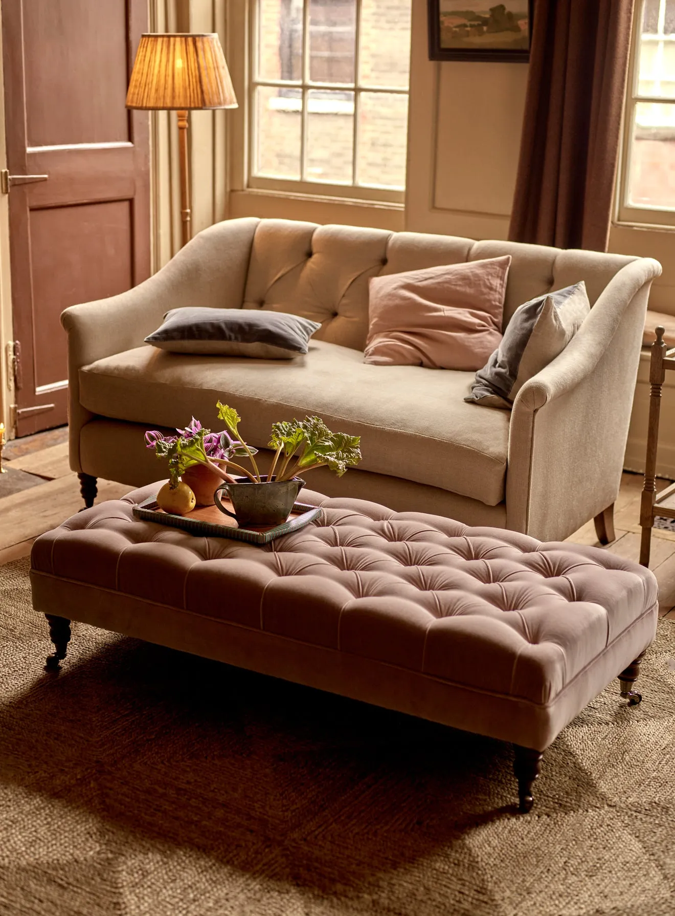 Elbert Sofa, Natural Linen