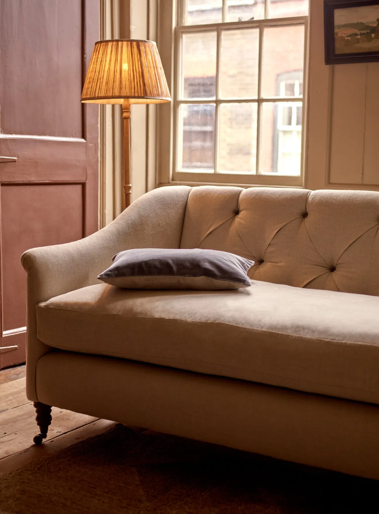 Elbert Sofa, Natural Wool