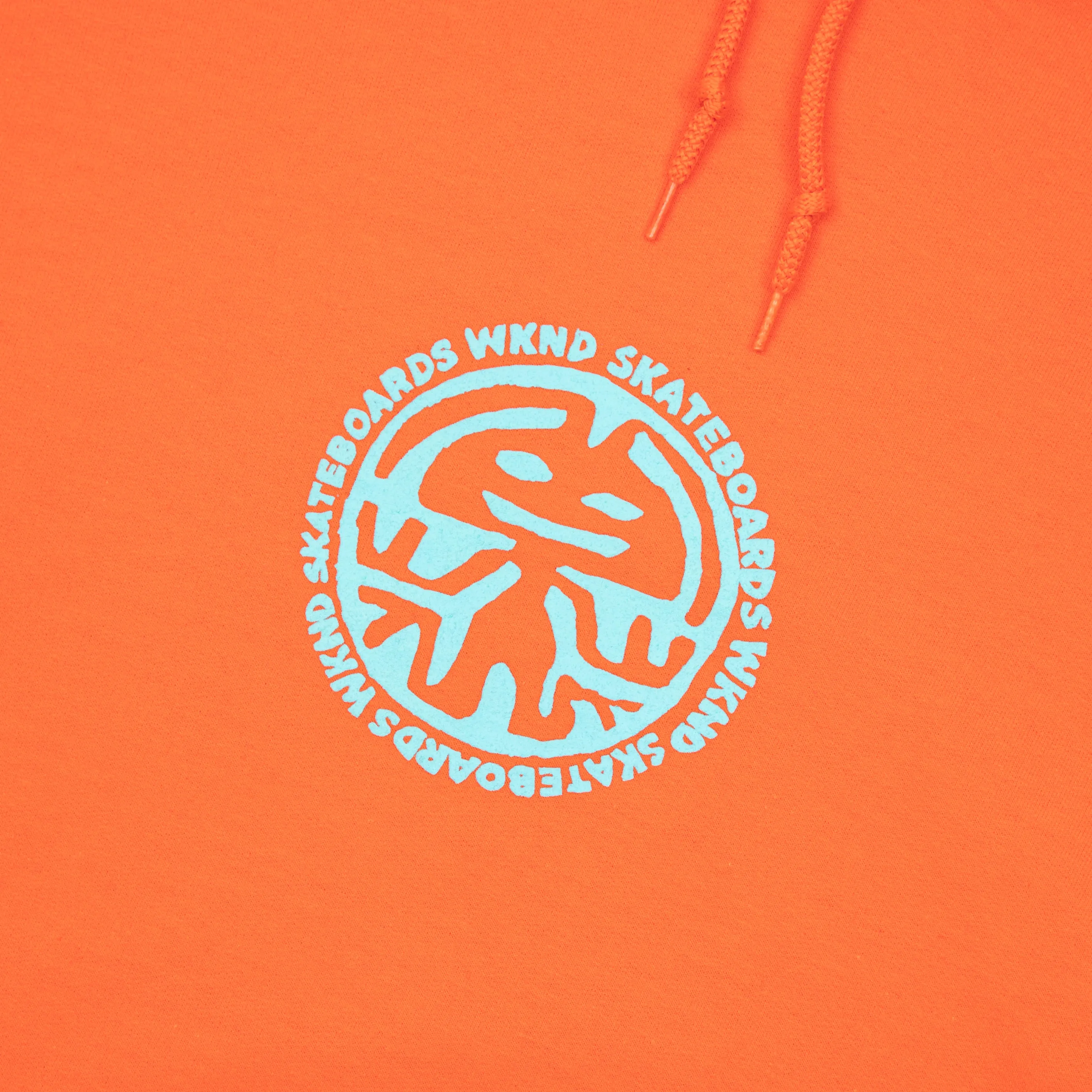 Emblem Hoodie, Orange