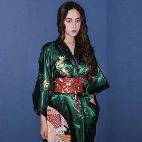 Emerald Green Kimono