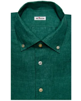 Emerald Melange Dress Shirt