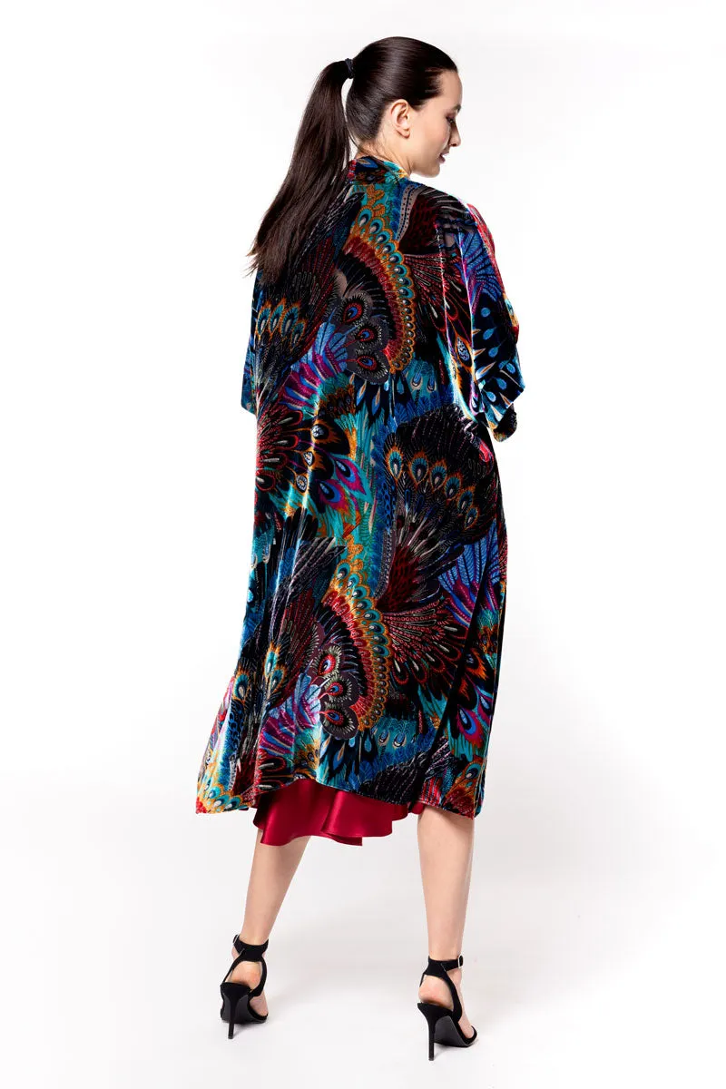 Erté Velvet Kimono