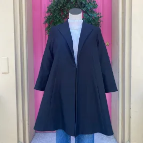 Estelle & Finn black long open blazer size 12