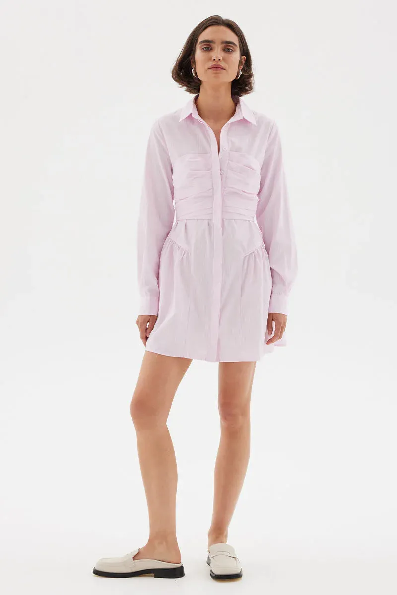 Evermore Corest Shirt Dress - Musk