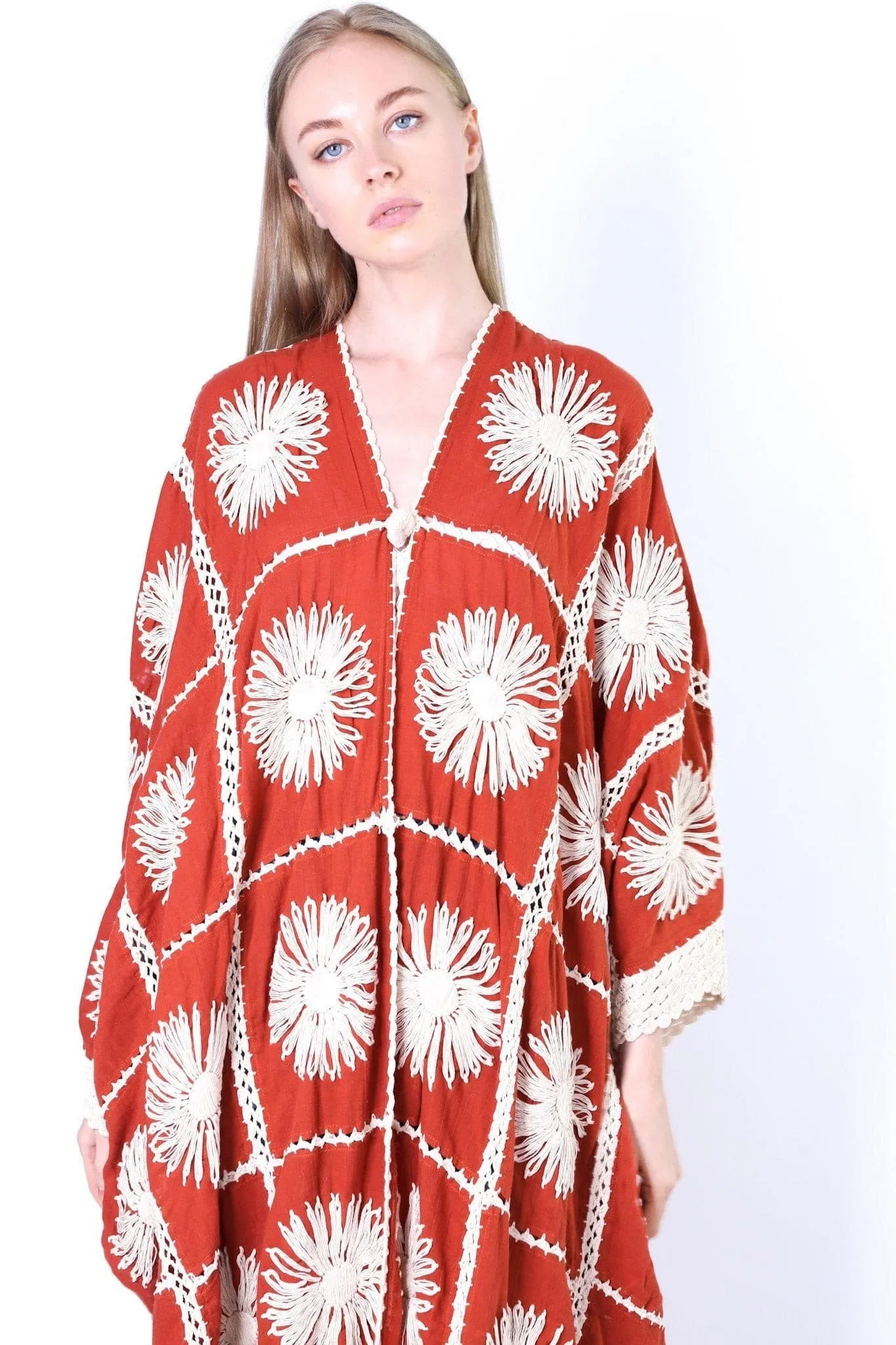 FLORA HAND CROCHET KIMONO