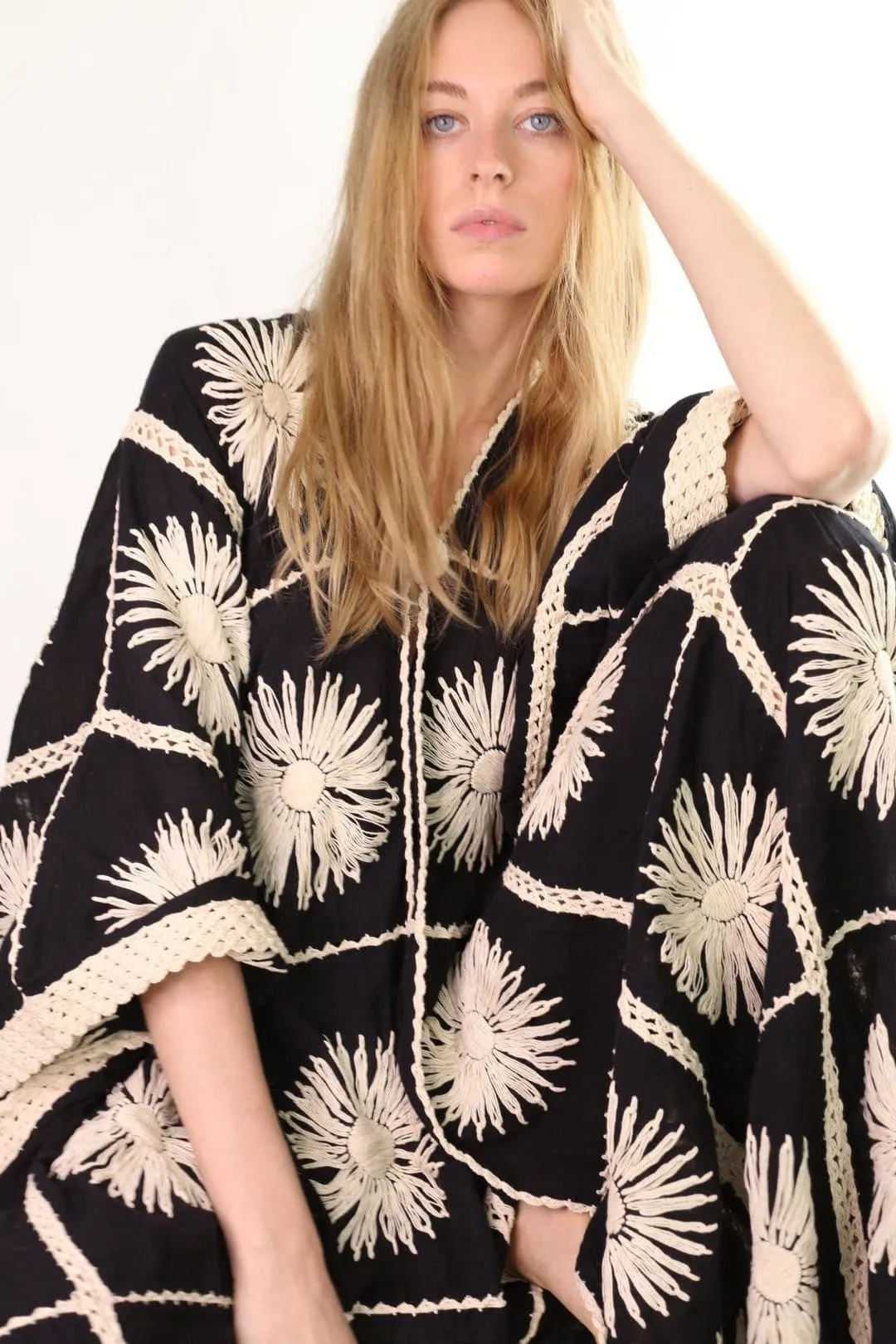 FLORA HAND CROCHET KIMONO