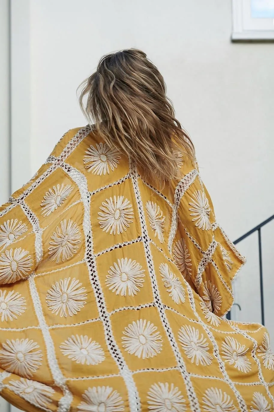 FLORA HAND CROCHET KIMONO