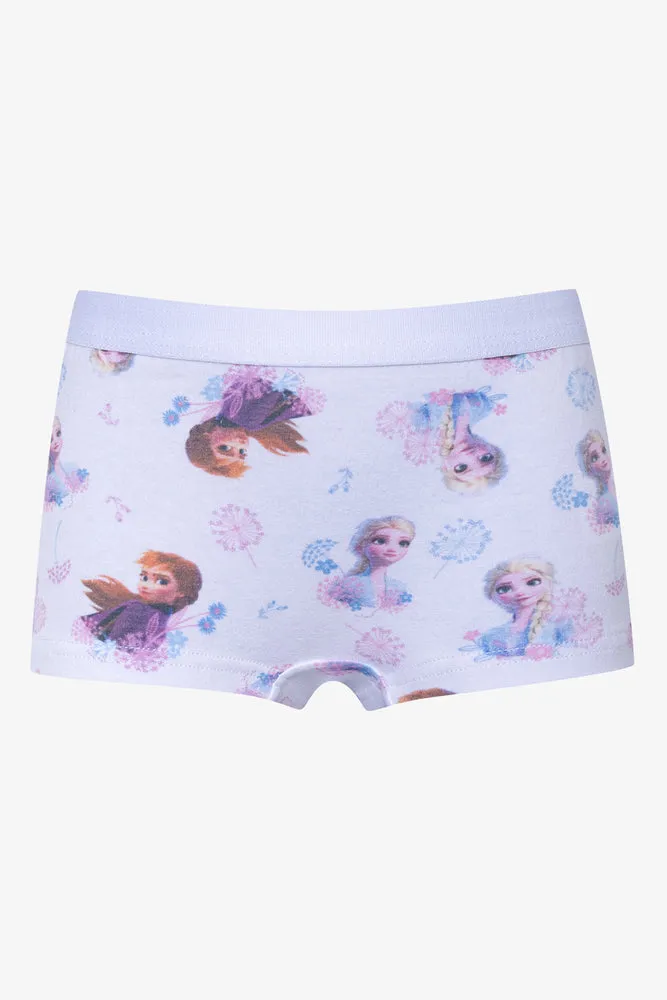 Frozen 2 Pack Boyleg Panties White