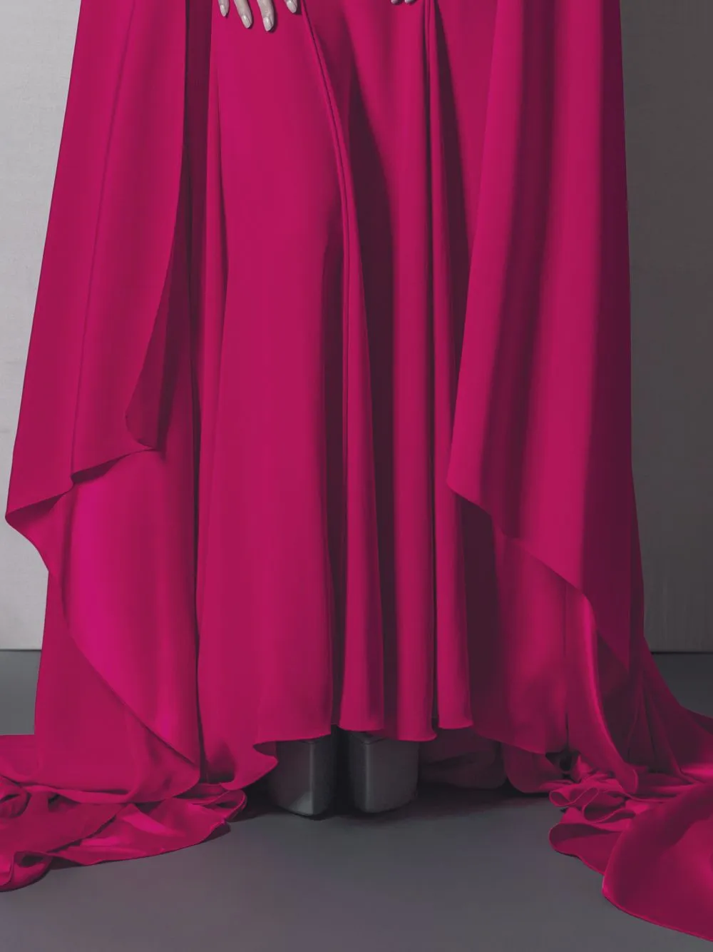 Fuchsia Kimono Gown