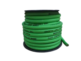 Full Tilt 4 Gauge Lime Green 50' OFC Power/Ground Cable/Wire