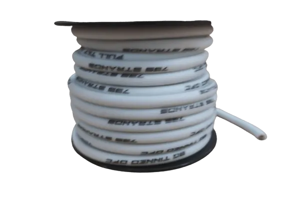 Full Tilt 8 Gauge White 50' OFC Power/Ground Cable/Wire