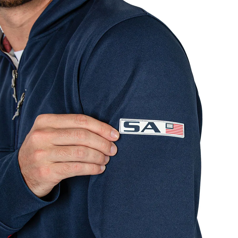 Full Zip Performance Hoodie | American Flag PreOrder