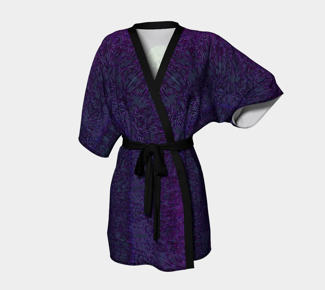 Geometric Purple | Kimono Robe | Mil Et Une