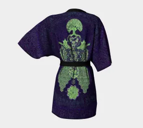 Geometric Purple | Kimono Robe | Mil Et Une