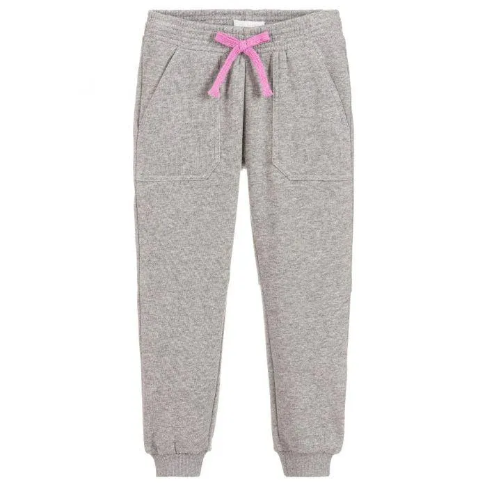 Girls Grey Tracksuit Joggers