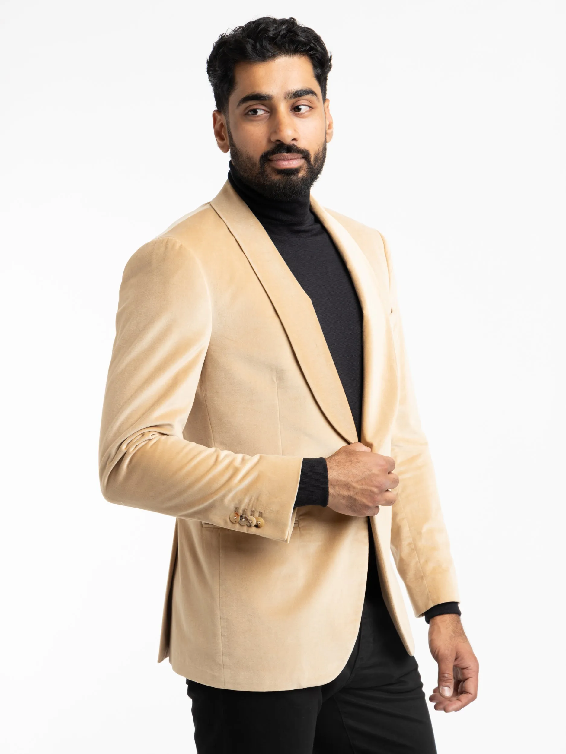 Gold B-Line Velvet Sport Jacket