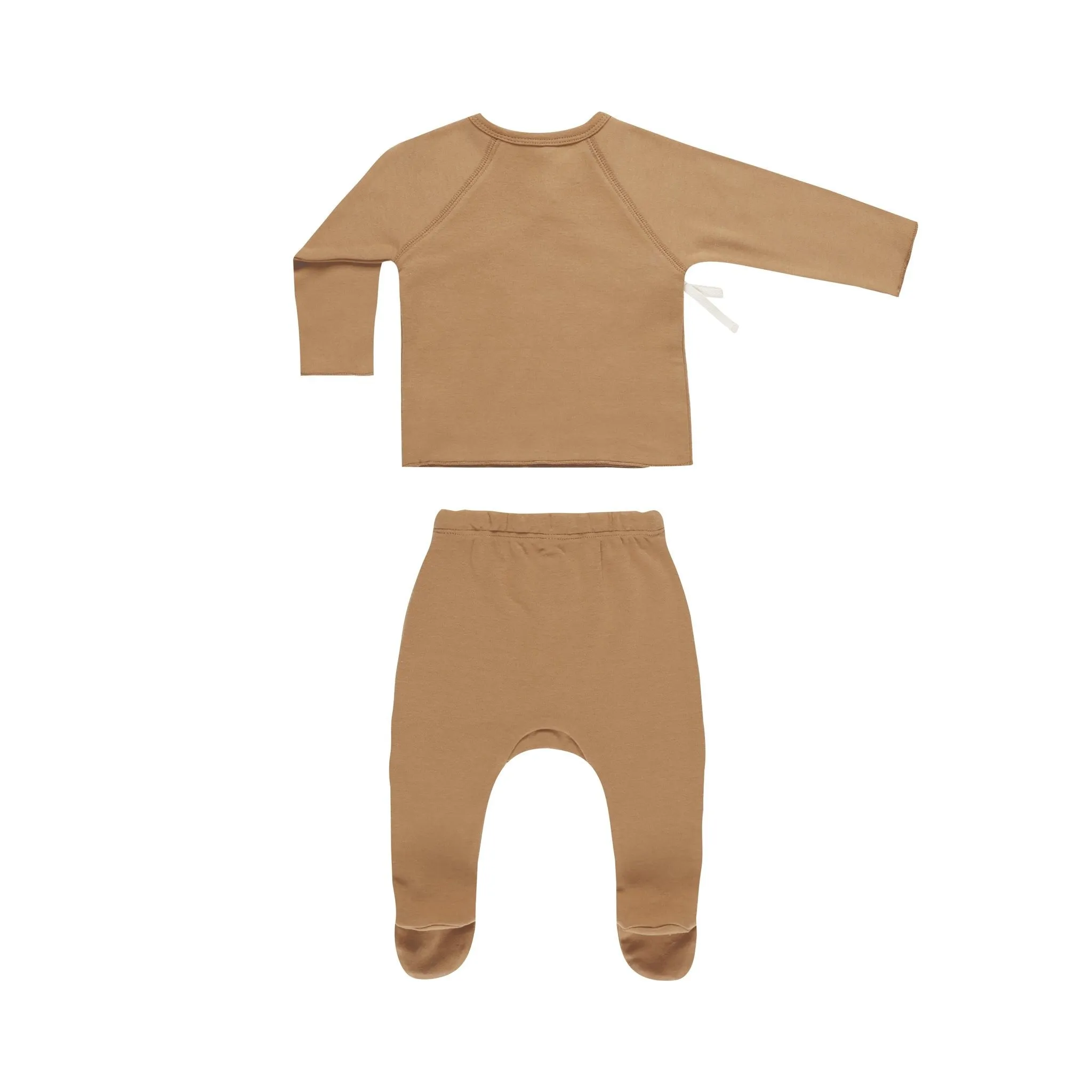 Golden Kimono Footie Set | Neutral