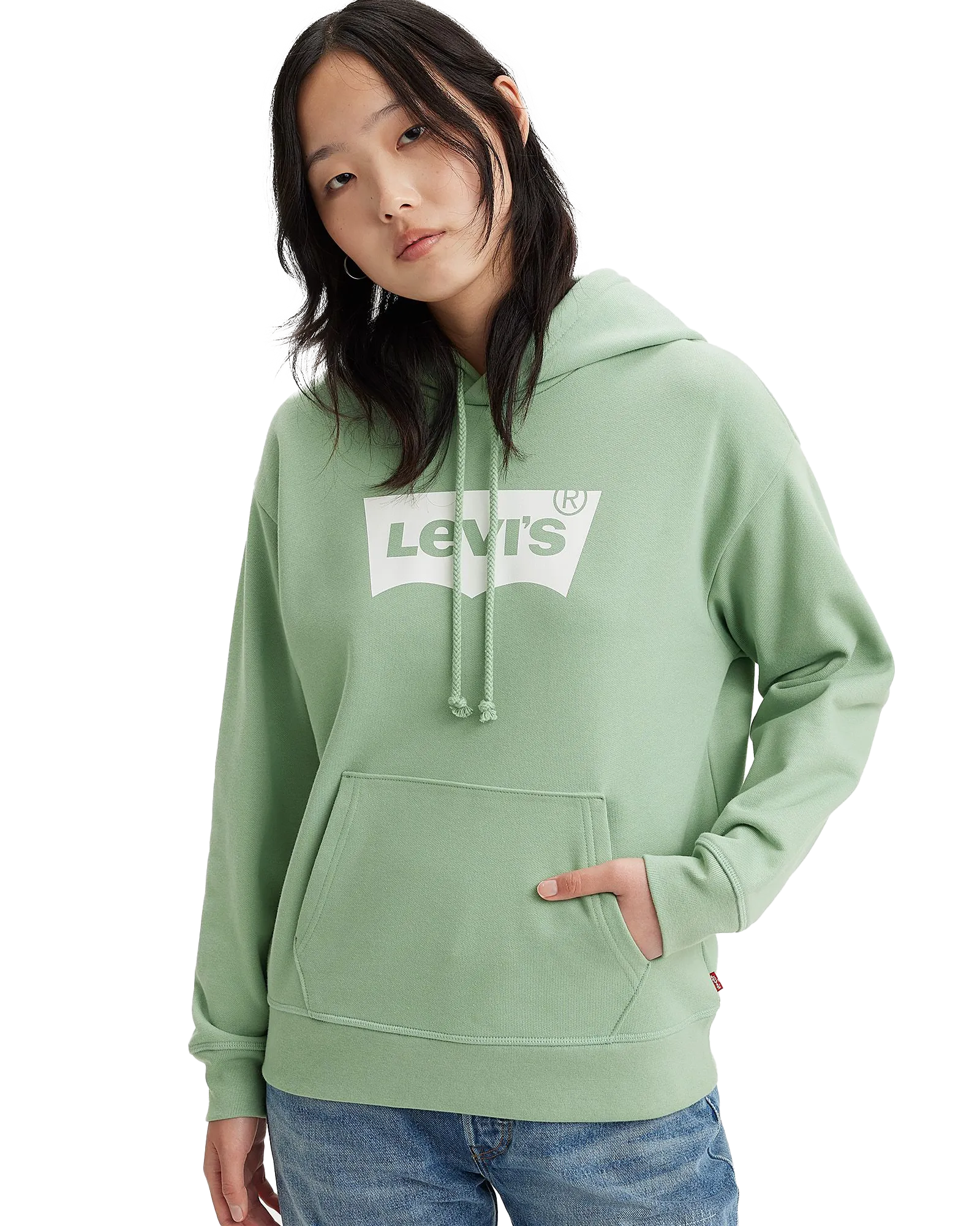 Graphic Standard Hoodie in Granite Green