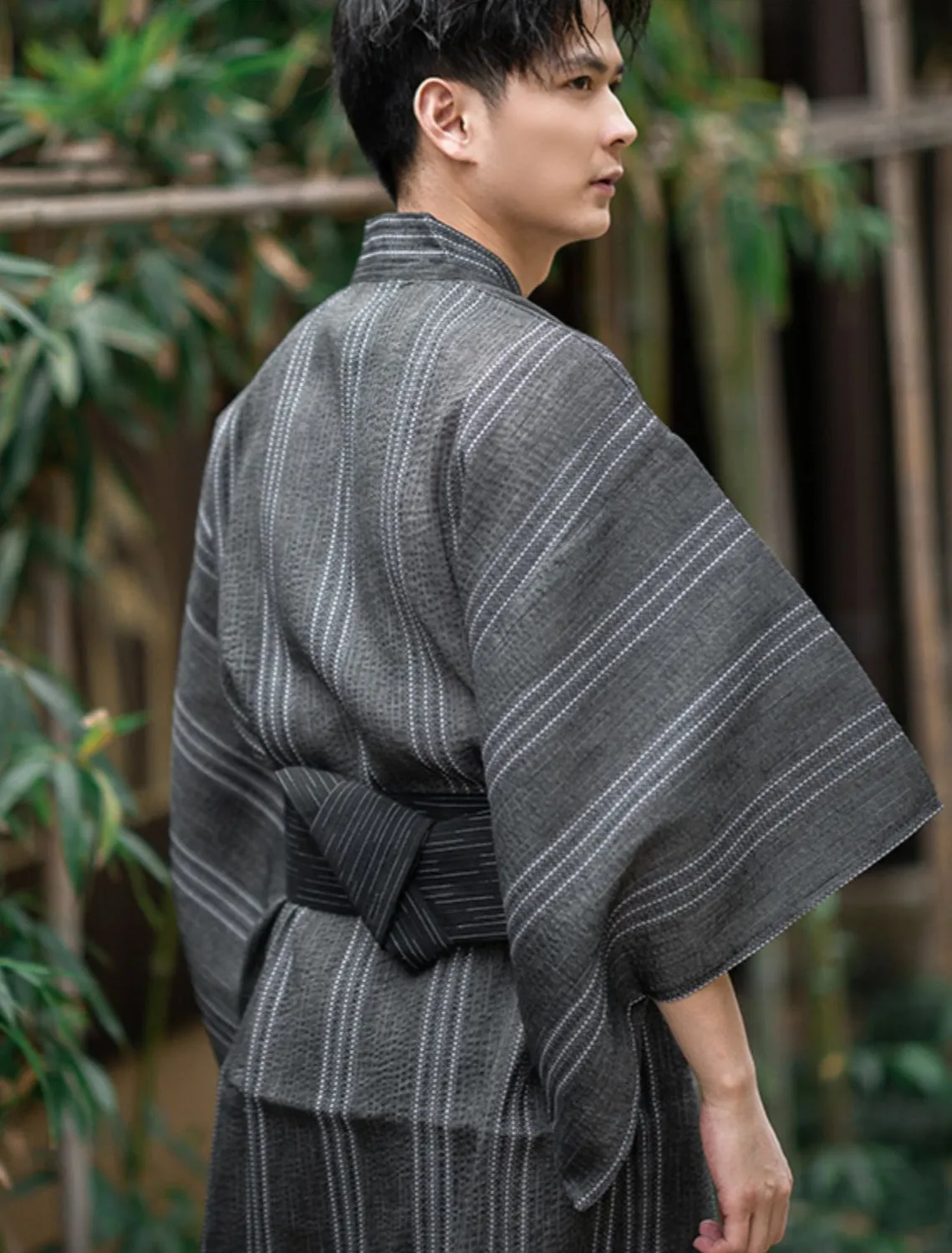 Grey Yukata Kimono