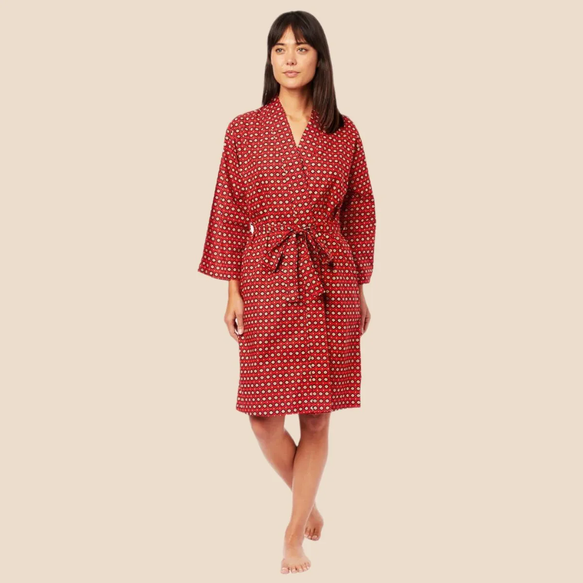 Hadley Luxe Pima Kimono Robe