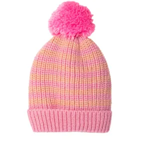 Happy Days Stripy Knit Hat