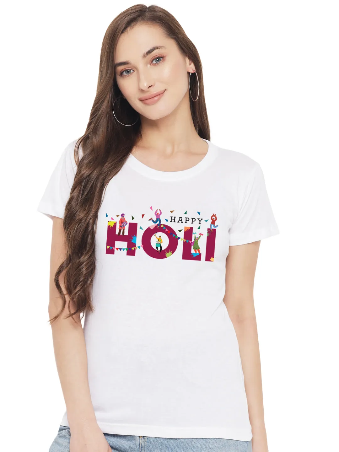 Happy Holi Women's Tshirt