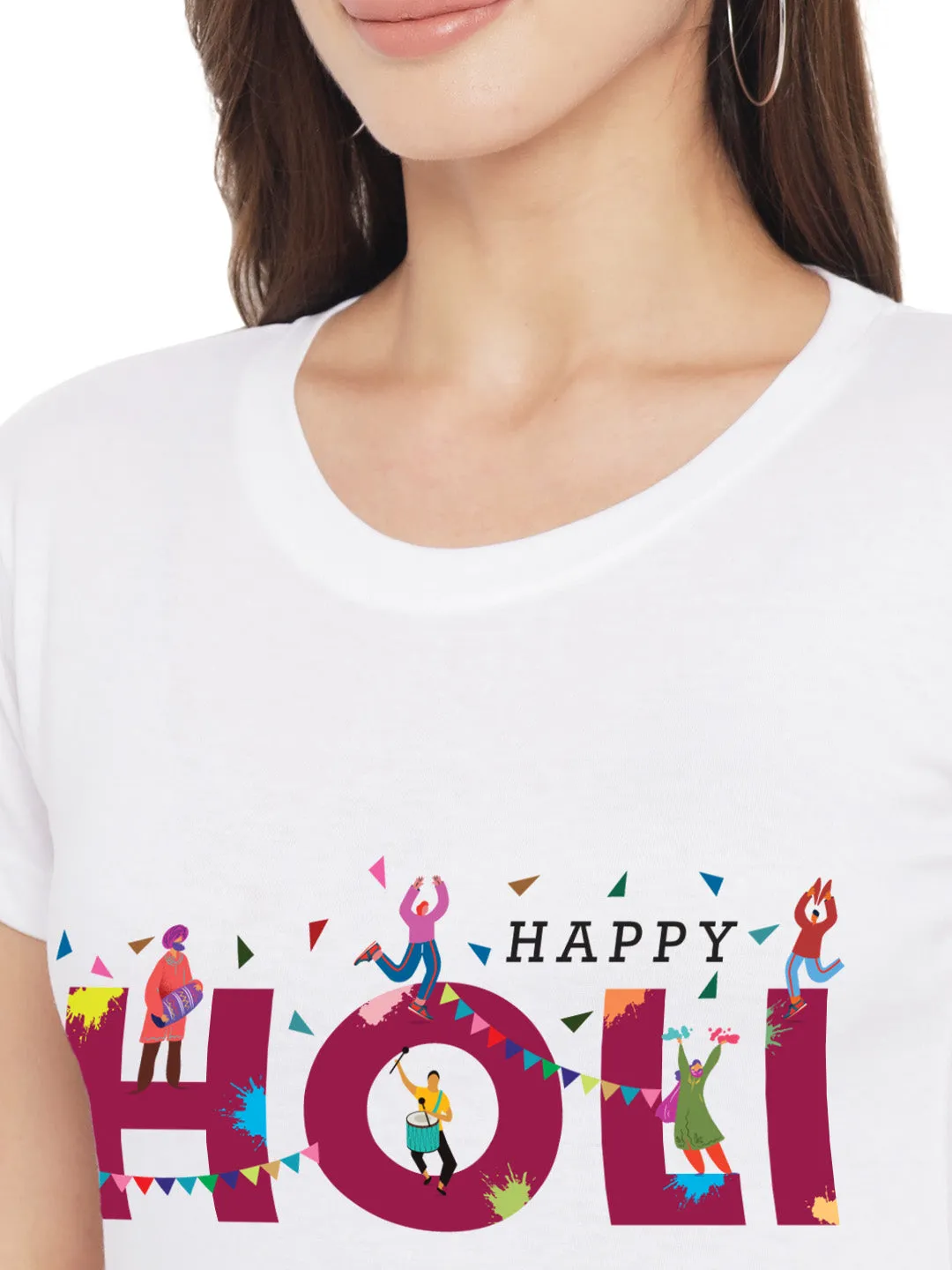 Happy Holi Women's Tshirt