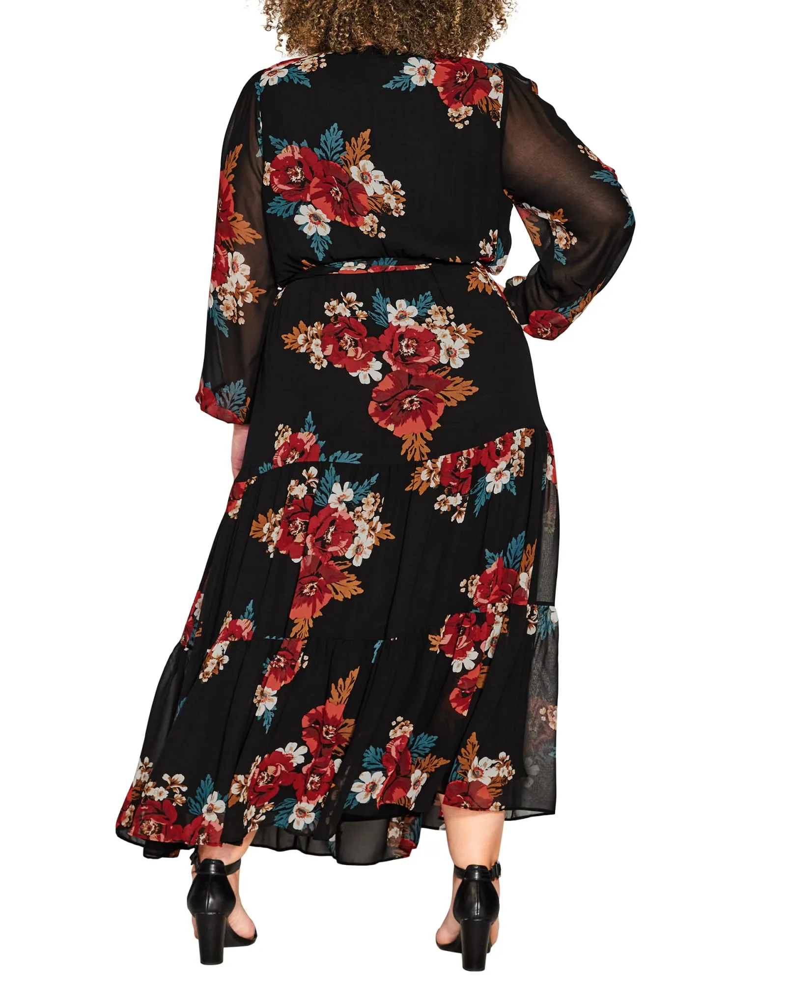 Hazel Maxi Dress | Black Poppy Play