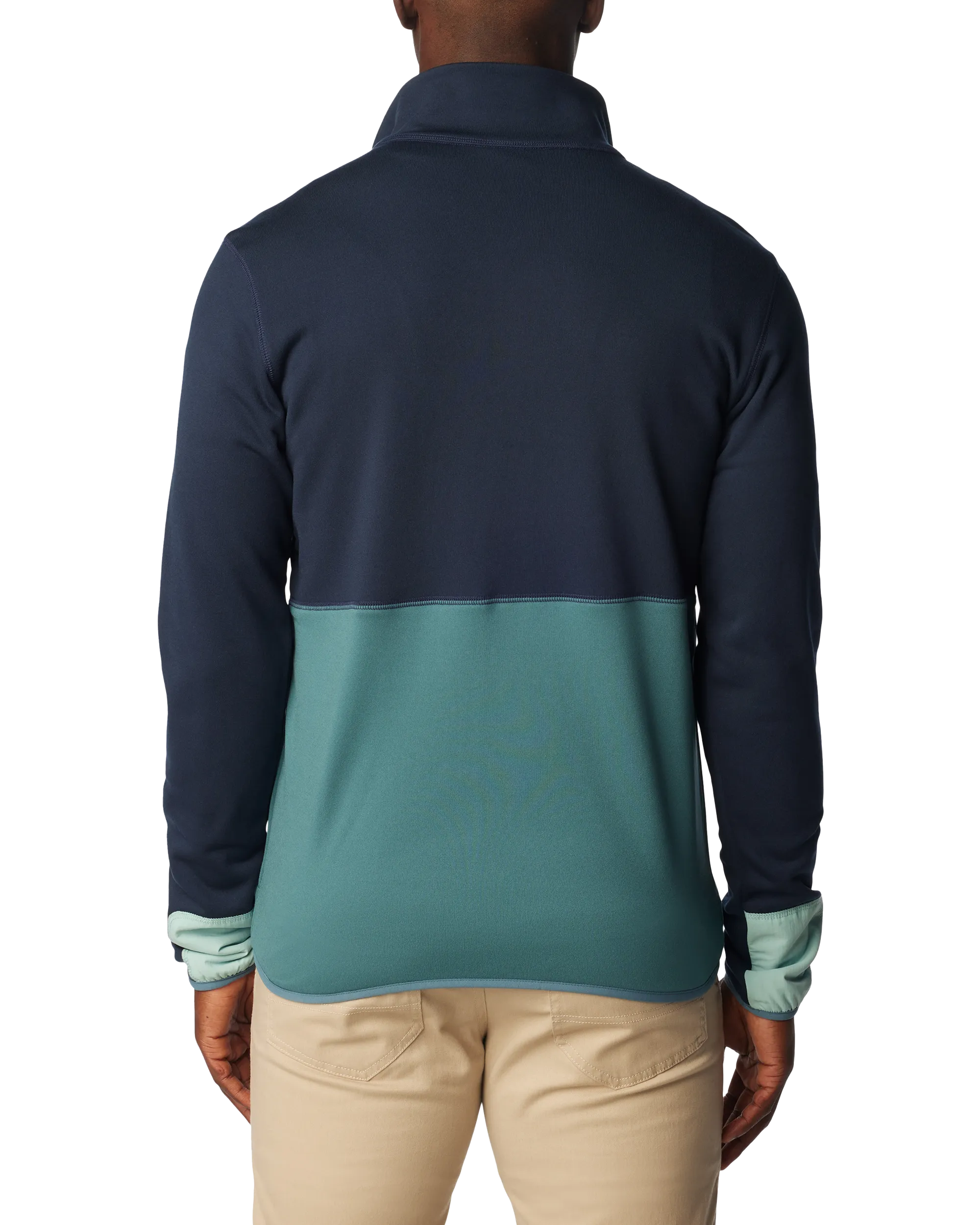 Hike Full Zip Fleece Jacket in Collegiate Navy, Cloudburst & Spray