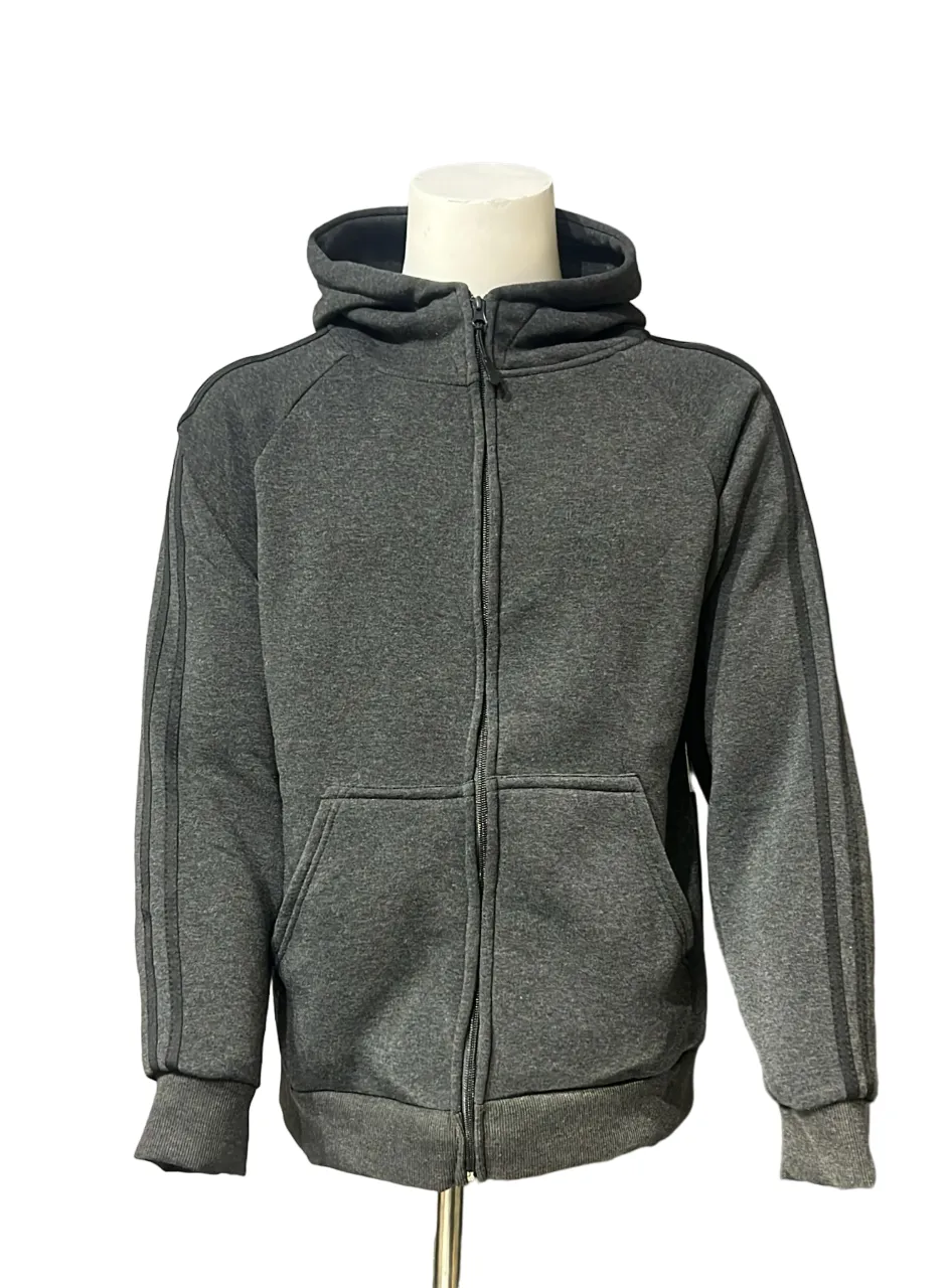 HL Fleece Men's Zip Up Hoodie MH-295 - Gray