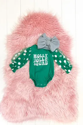 Holly Jolly Squad Romper