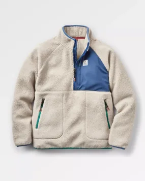 Home 2.0 1/2 Zip Fleece Jacket in Oatmeal