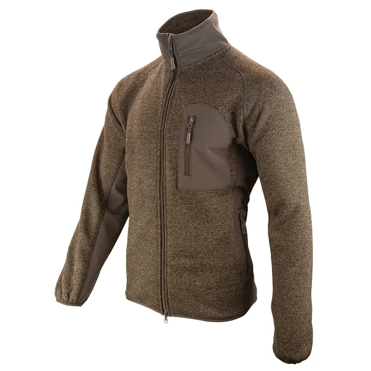 Jack Pyke Weardale Knitted Fleece Jacket - Brown