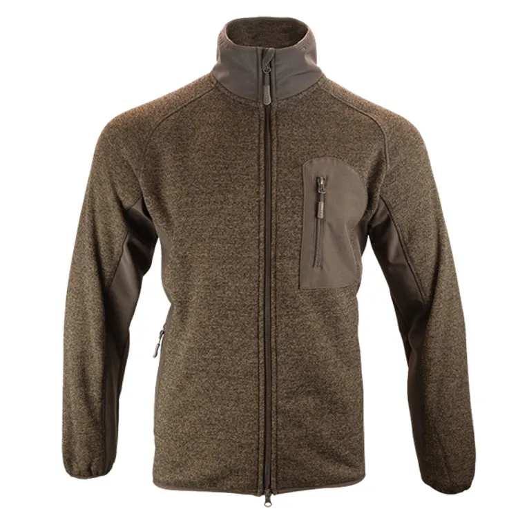 Jack Pyke Weardale Knitted Fleece Jacket - Brown