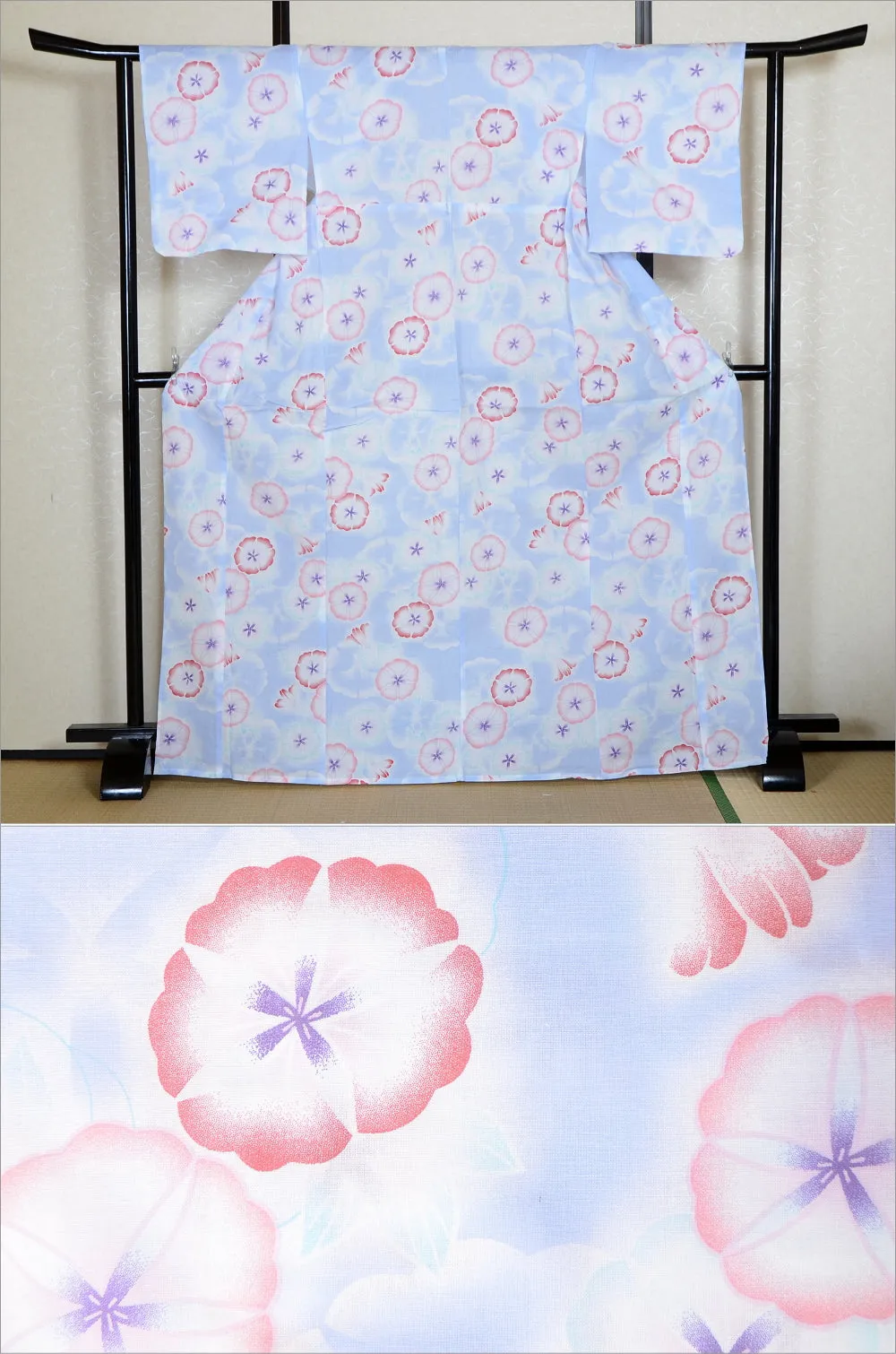 Japanese yukata kimono / H #450