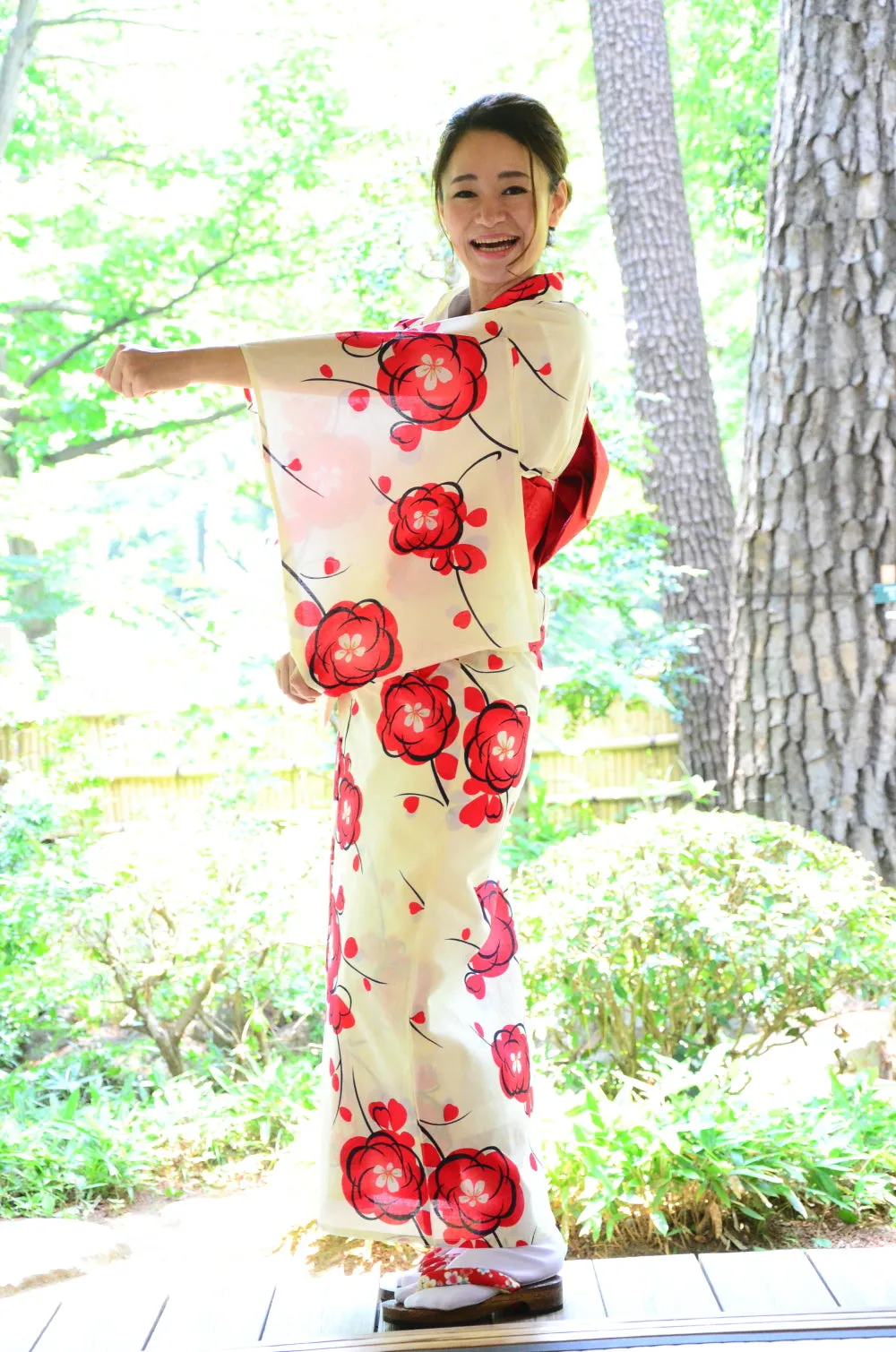 Japanese yukata kimono / ST #554