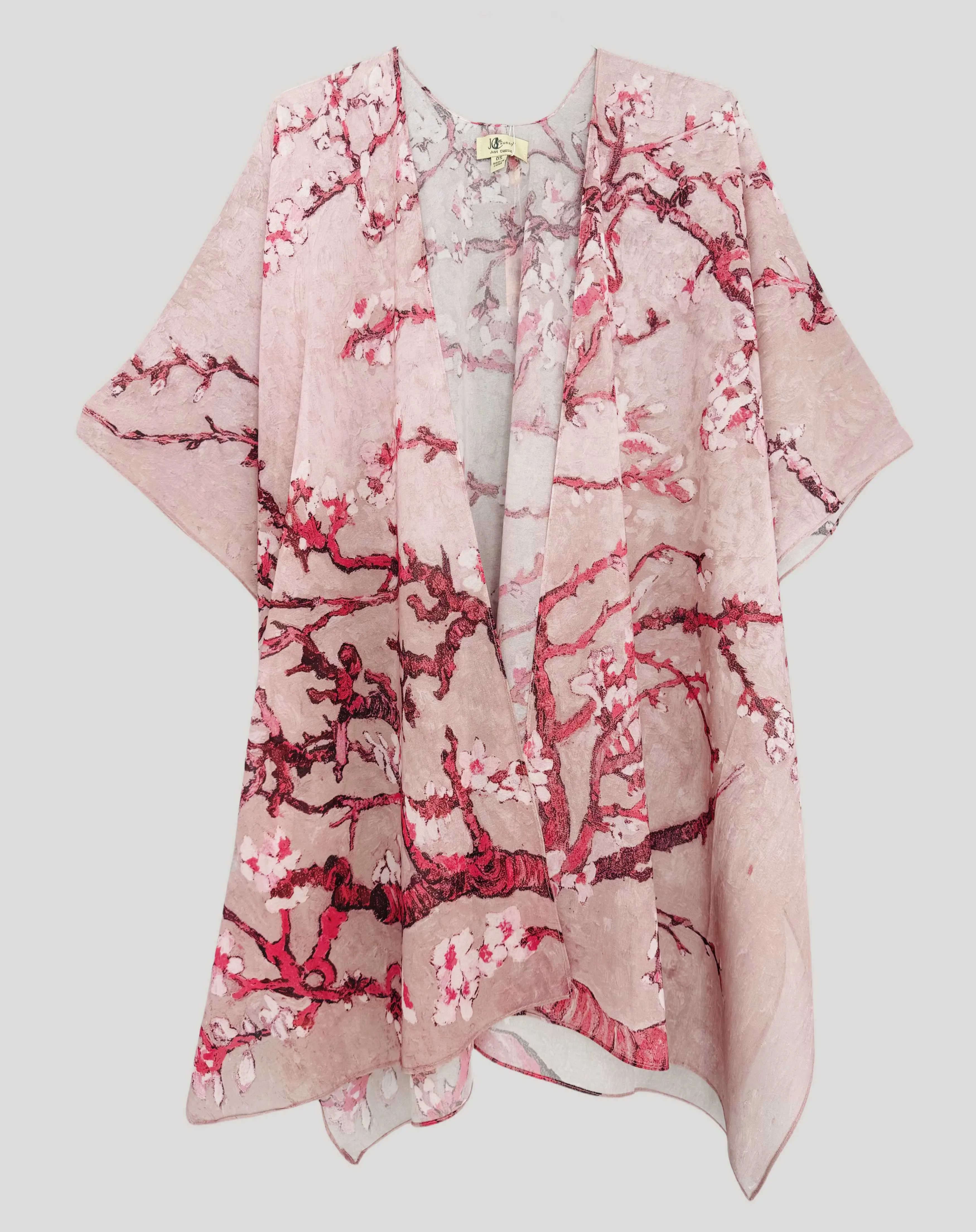 JC091715 Sheer Cherry Blossom Kimono