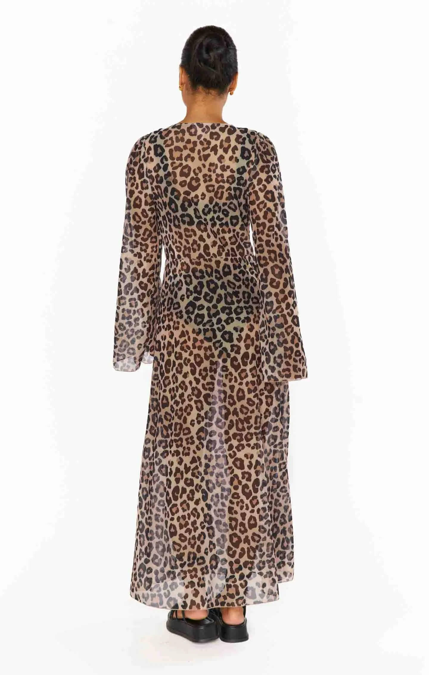 Jet Setter Robe ~ Cheetah Mesh