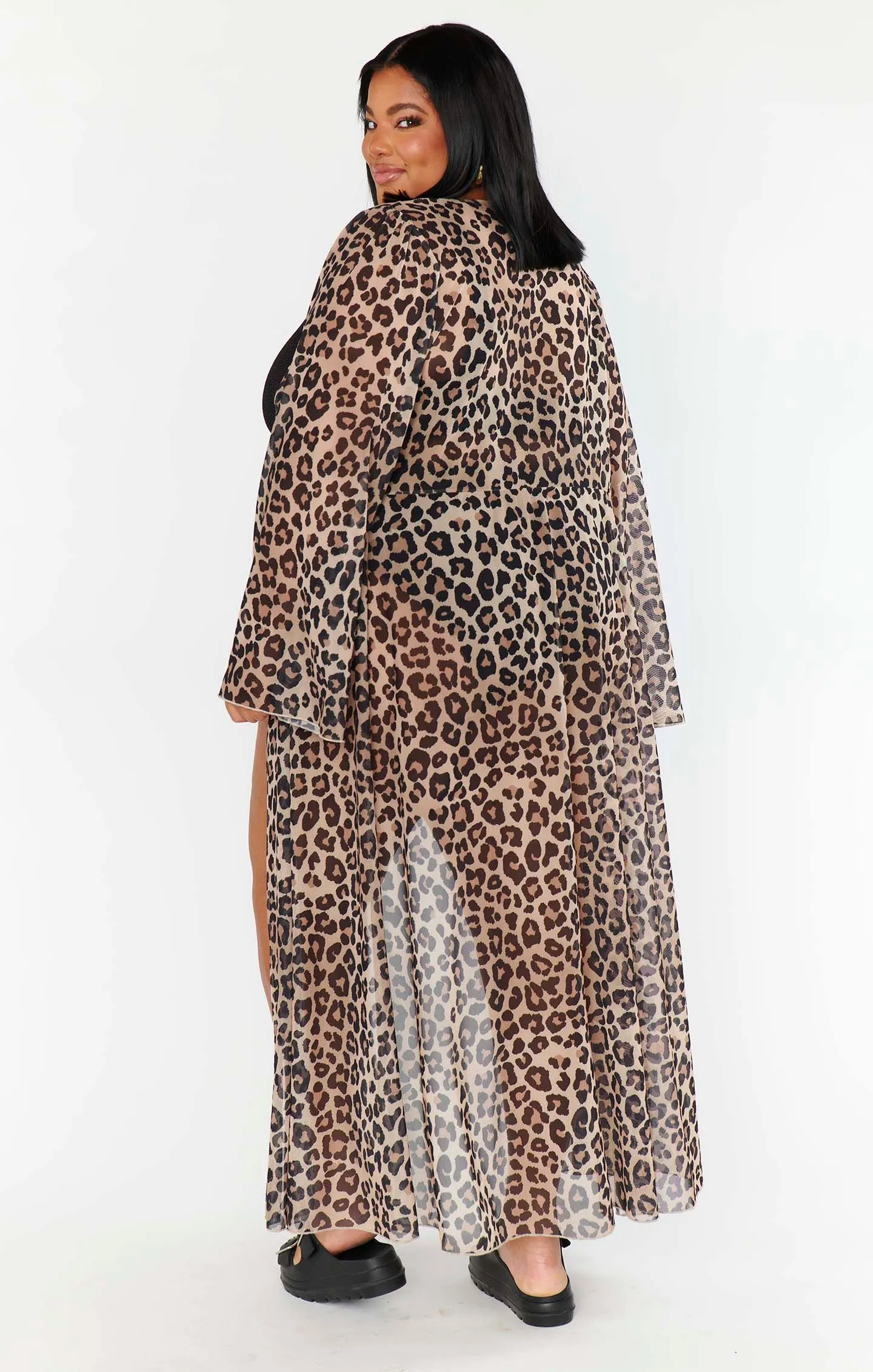 Jet Setter Robe ~ Cheetah Mesh