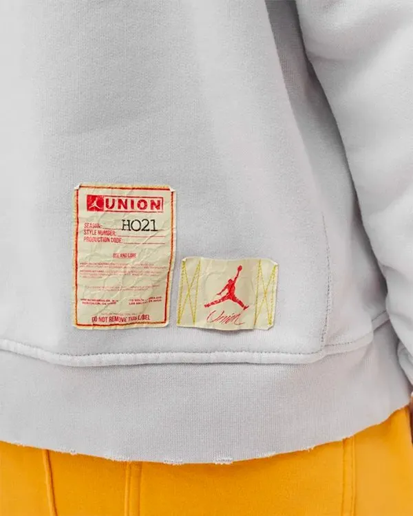 Jordan x Union M J FLC Hoodie Photon Dust