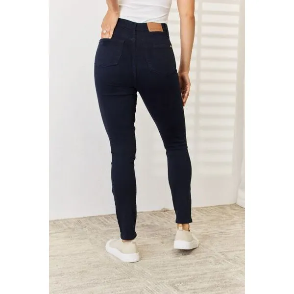 Judy Blue Samantha Garment Dyed Tummy Control Skinny Jeans