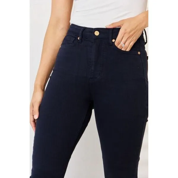 Judy Blue Samantha Garment Dyed Tummy Control Skinny Jeans