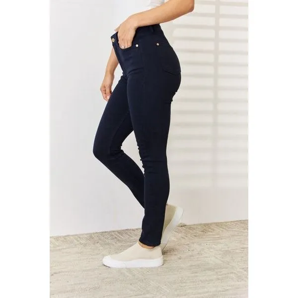 Judy Blue Samantha Garment Dyed Tummy Control Skinny Jeans