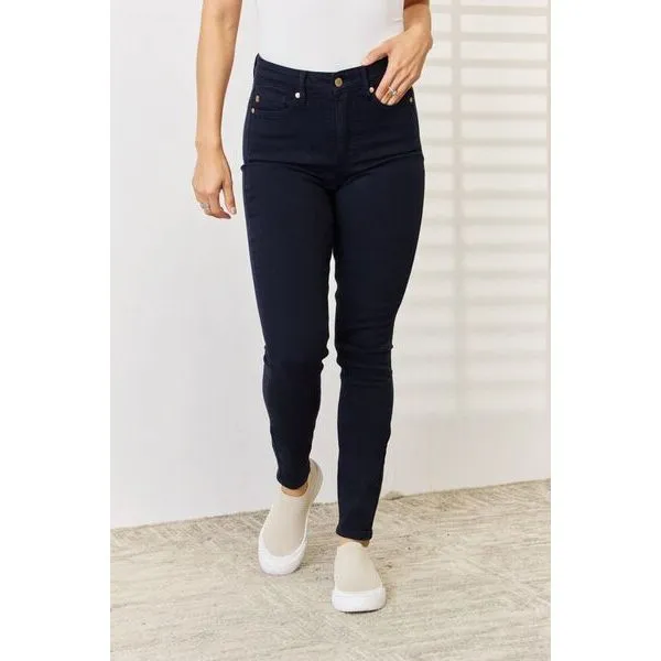 Judy Blue Samantha Garment Dyed Tummy Control Skinny Jeans