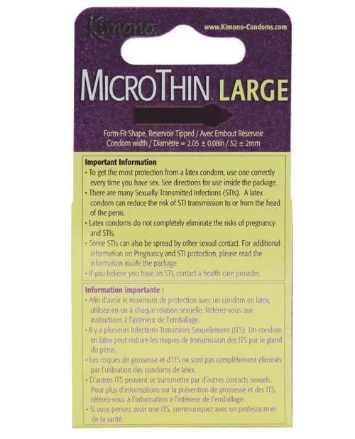 Kimono Micro Thin Large Condom