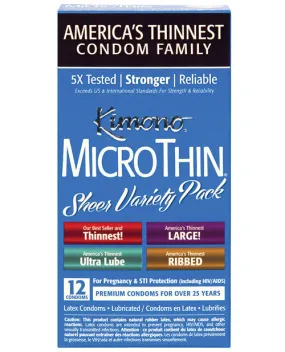 Kimono Micro Thin Variety Pack - Box Of 12