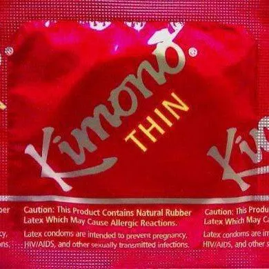 Kimono Microthin Latex Condoms 3Pk