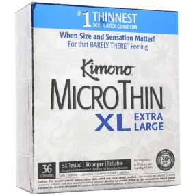 Kimono MicroThin XL Condoms in 36 Pack